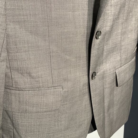 Jos. A Bank Traveler Gray Slim Fit Suit Set Size 40S 31S NWOT - Picture 2 of 10